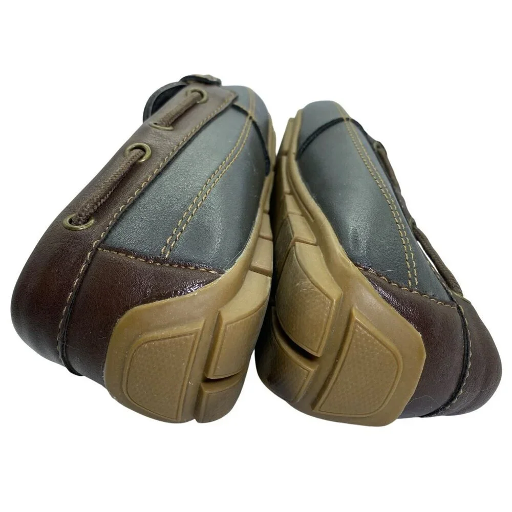 Levi's Comfort Shoes Loafer‎ Boat Shoes Men’s Forest Green Brown Size 9